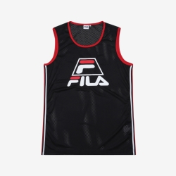 Fila B.B Tape less - Miesten Poolopaita - Mustat | FI-12628